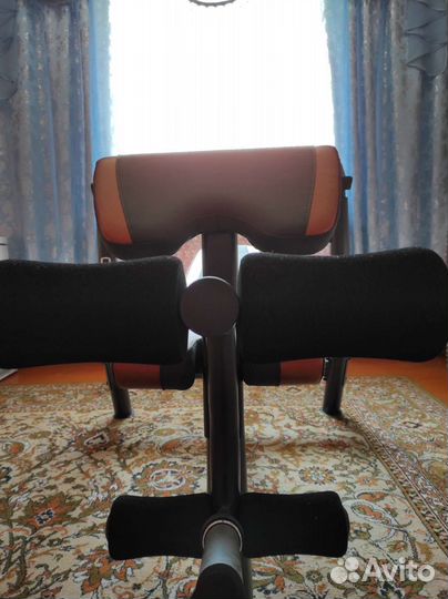 Скамья для жима и пресса со стойками