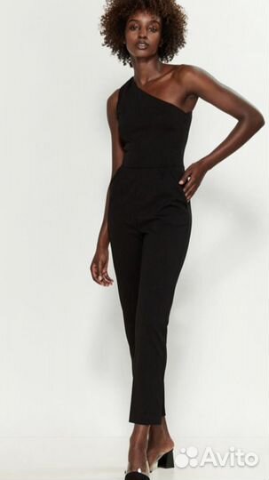 Комбинезон, новый ромпер черный, L