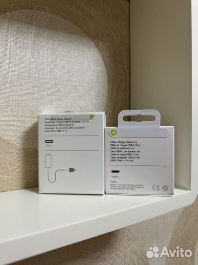 Комплект быстрой зарядки iPhone 20w tupe-c
