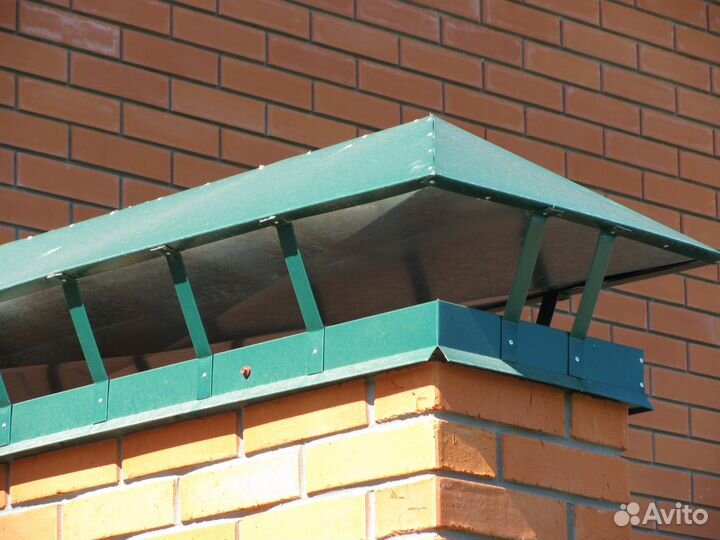 Колпаки на забор, дымники