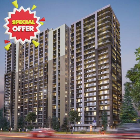 2-к. квартира, 55,7 м² (Грузия)