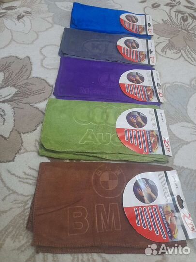 Микрофибра и Замшевая тряпка для авто и окон