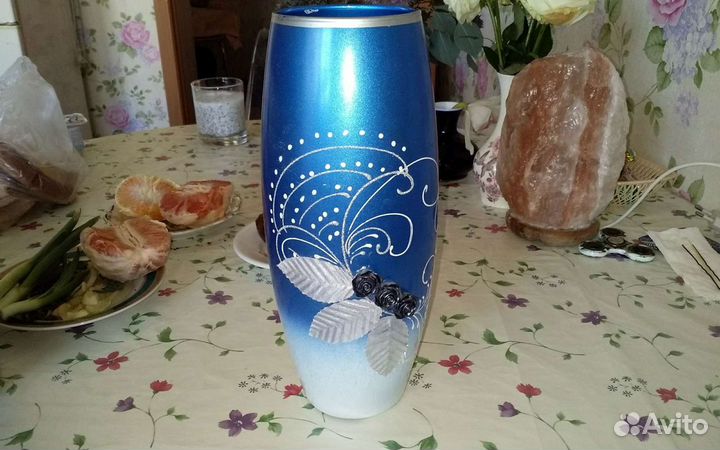 Ваза для цветов стекло