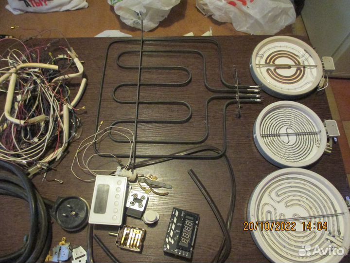 Запчасти от электроплиты плиты зви 501 бу