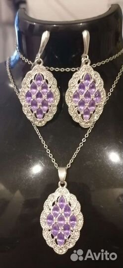 Ожерелье с серьгами