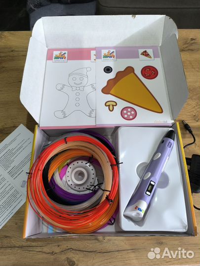 3D ручка с трафаретами