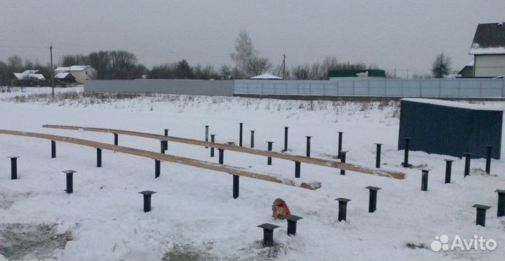 Фундамент / Винтовые сваи под ключ