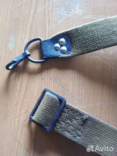 Армейский брезентовый ремень