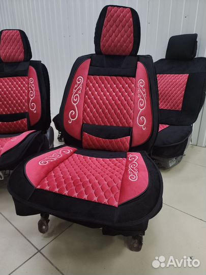 Чехлы на весь салон из Алькантары