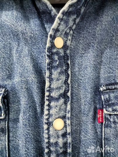 Джинсовая рубашка levis оригинал