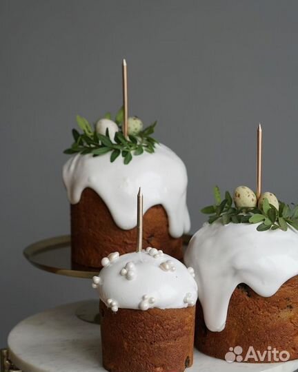 Куличи,бриошь, панеттоне,пасхальные пирожные