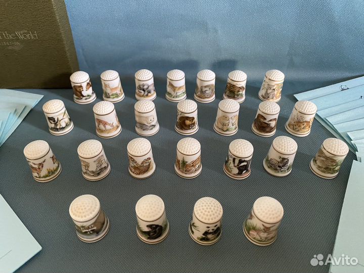 Коллекция напёрстков Baby Animals Franklin Mint)