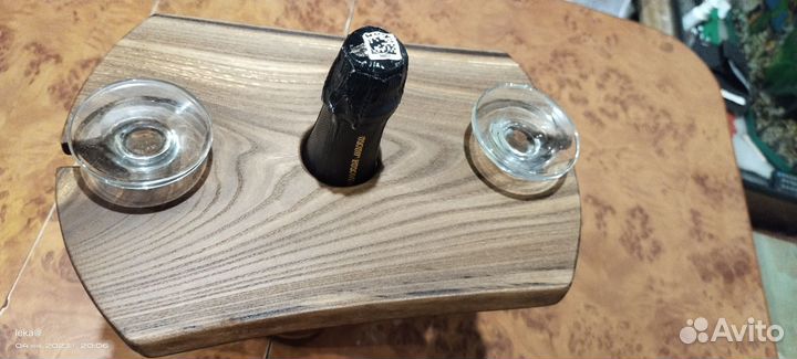 Держатель для бокалов на бутылку вина