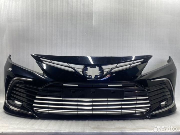 Бампер в сборе рестайлинг передний Toyota Camry
