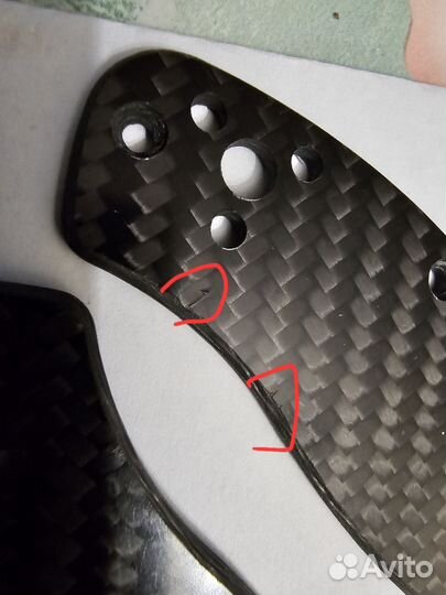 Накладки для ножа (с браком)