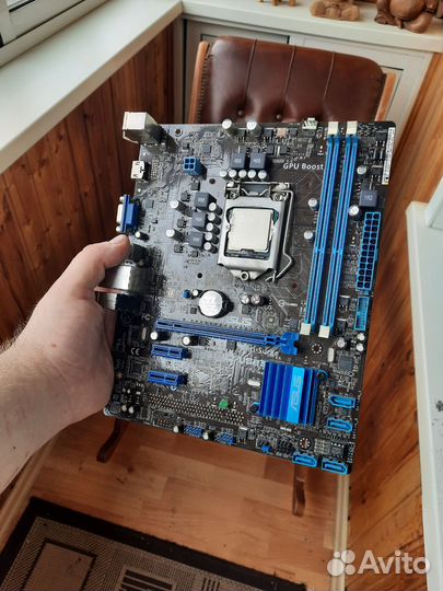Материнская плата 1155 с процессором