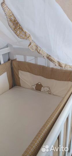 Бортики с балдахином и держать для балдахина