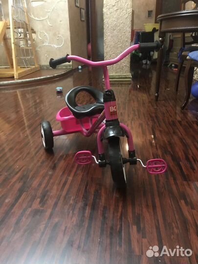 Трехколесный велосипед для девочки