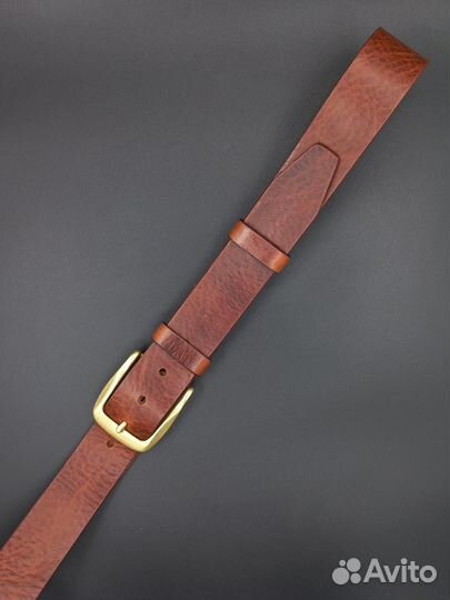 Мужской кожаный ремень