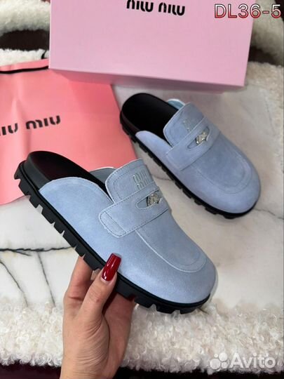 Сабо Тапочки Miu Miu женские Размер 36-40