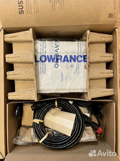 Эхолот lowrance elite FS 9 русский с датчиком