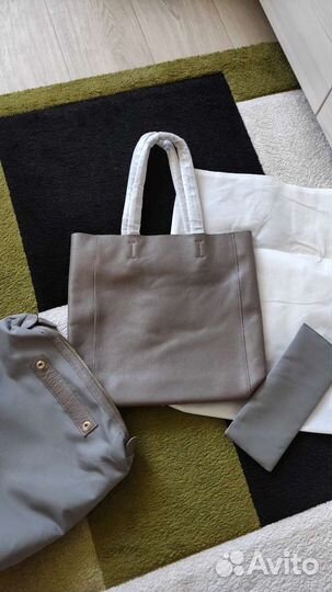 Сумка тоут натуральная кожа. Новая