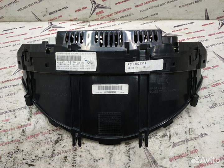 Щиток приборов w212 Mercedes дизель в милях