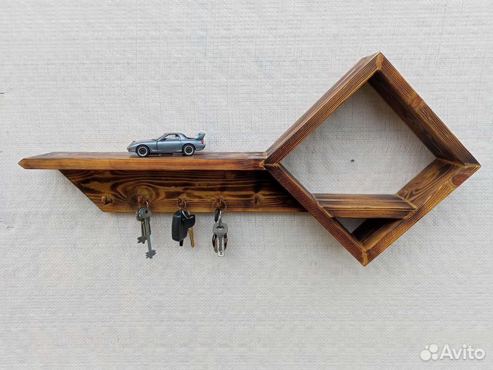 Полка ключница ручной работы