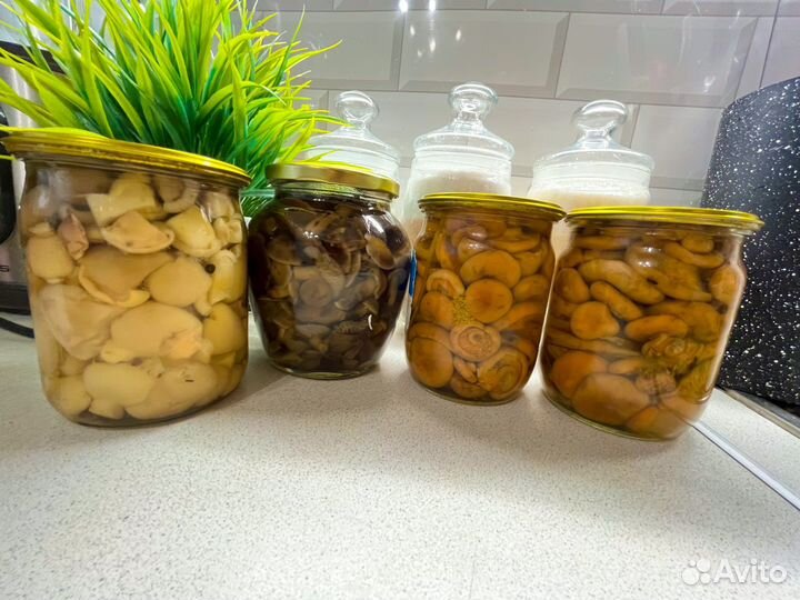 Грибы маринованные, соленые