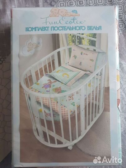 Комплект постельного белья в детскую кроватку