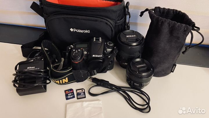 Зеркальная камера Nikon D7000 с объективами
