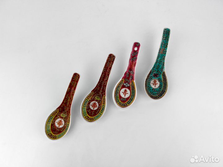 Ложки Shaozi. Китай, фарфор, 1950 гг