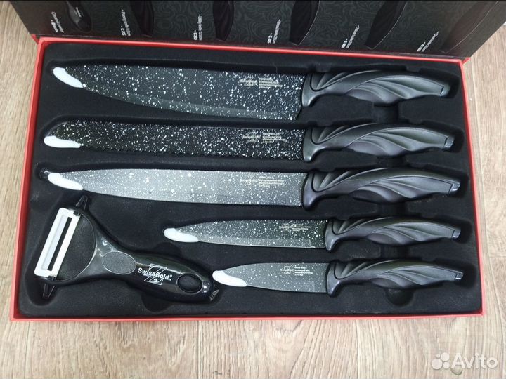 Кухонный набор ножей SwissGold (T146)