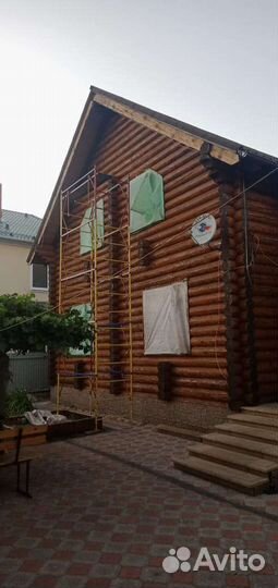 Сборка срубов, кровельные работы,отделка