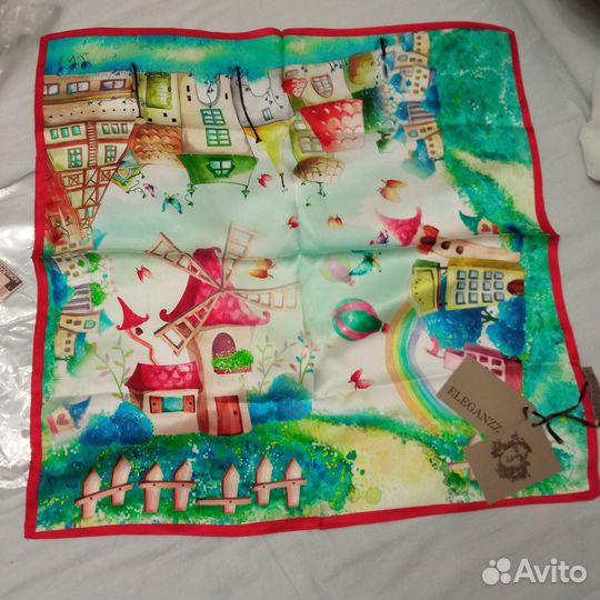 Платок Eleganzza, натуральный шелк