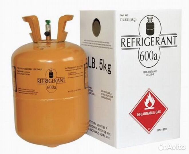 Фреон (хладон, изобутан, хладагент) R-600 a