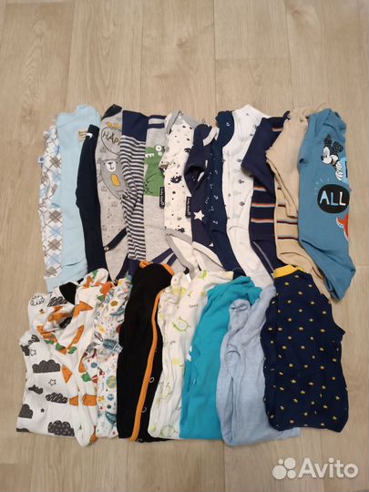 Вещи пакетом на мальчика 0-12
