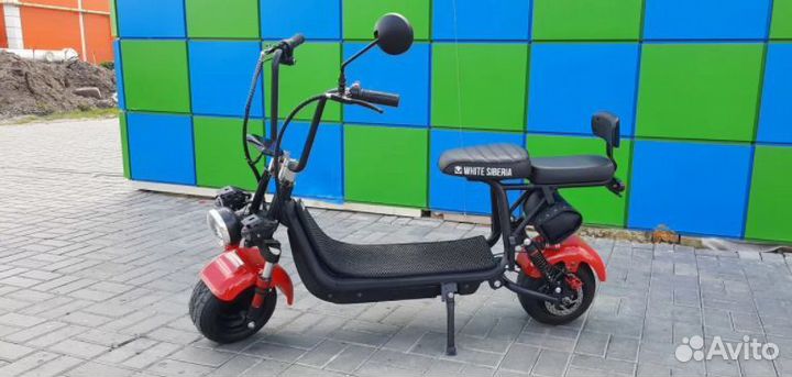 Электроскутер White Siberia mini R 1200W