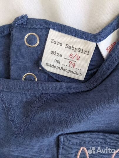 Комбинезон джинсовый и Лонг Zara 74