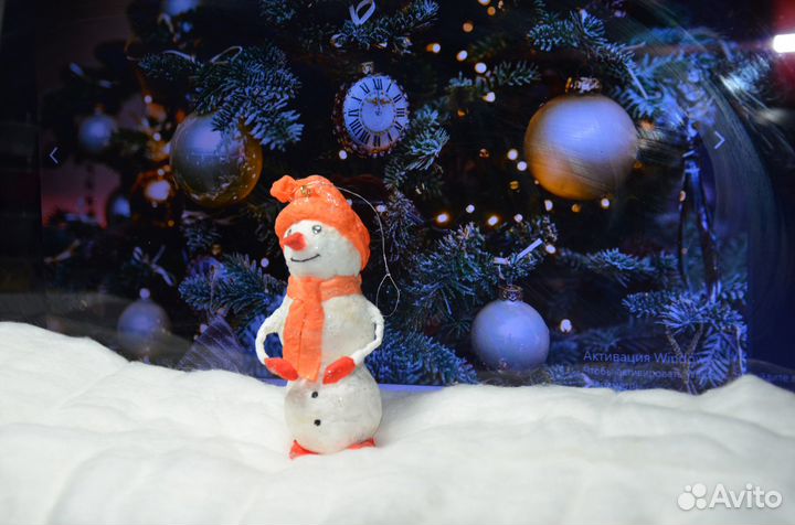 Ватные елочные игрушки