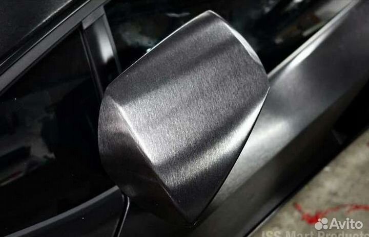 Автовинил плёнка шлифованный алюминий чёрный