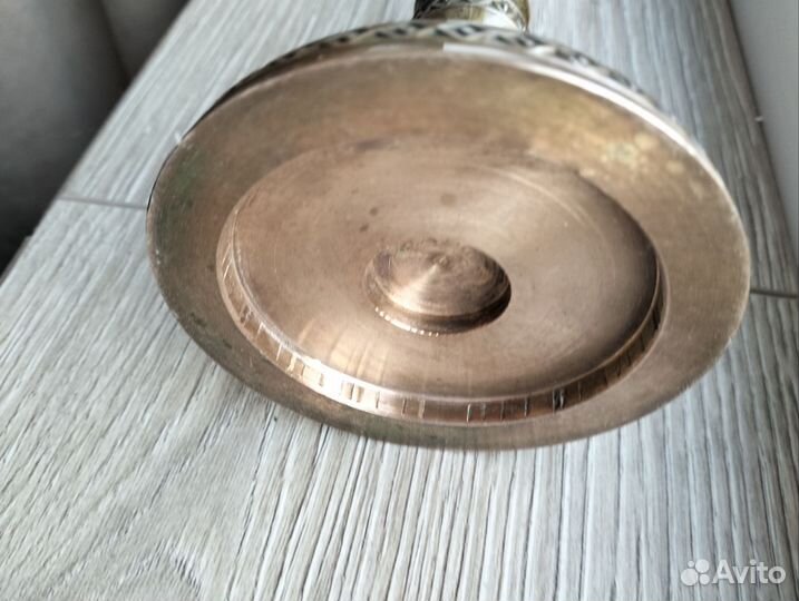Подсвечник разборный бронза антиквариат