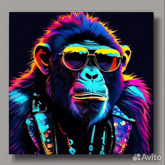 Картина акрилом на холсте