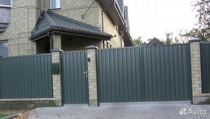 Ворота откатные из металла