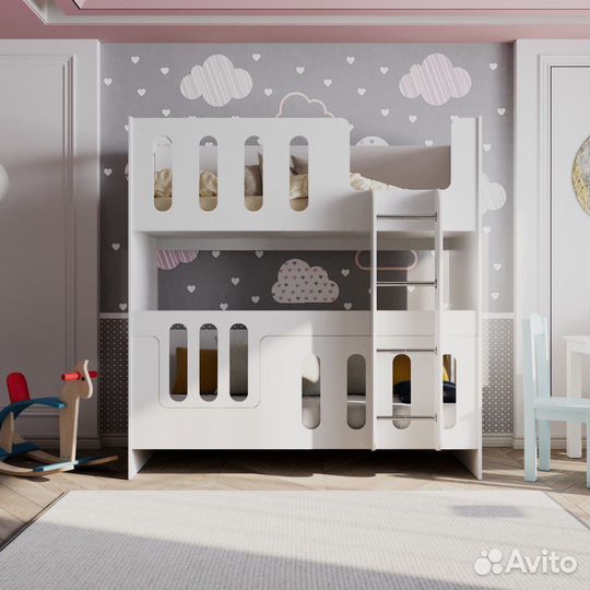 Кровать двухярусная детская новая в наличии