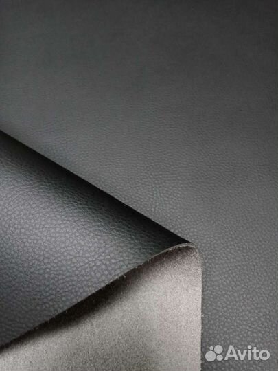 Экокожа на микрофибре черная Дакота