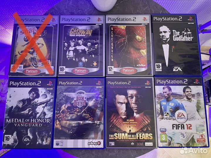 Лицензионные диски на ps2