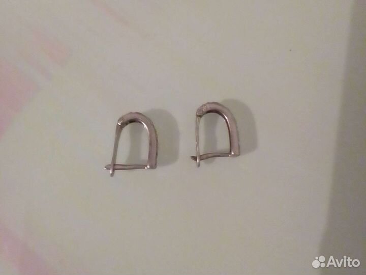 Серьги серебро