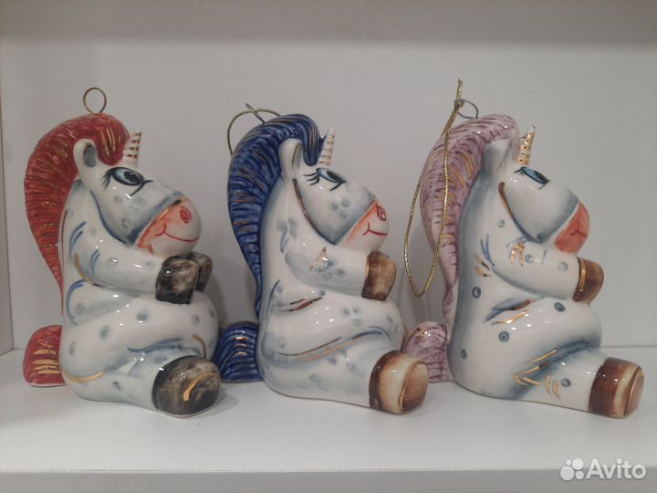 Елочные игрушки Лефортовский фарфор