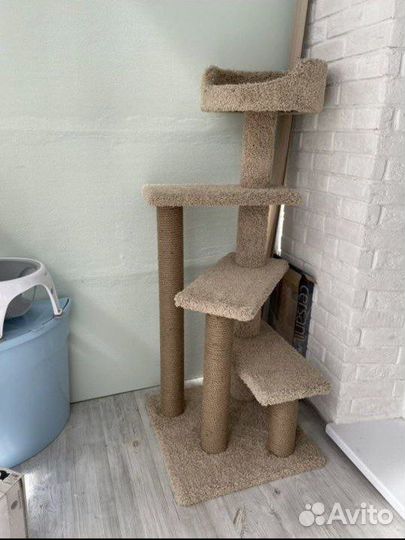 Ремонт когтеточек для кошек (перетяжка столбиков)